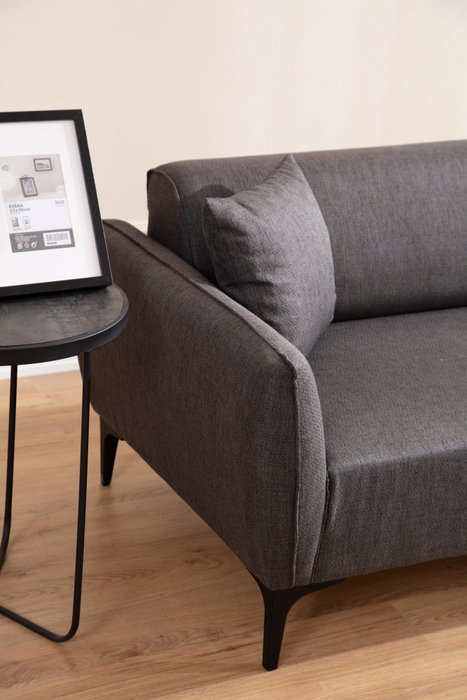 Atelier Del Sofa Belissimo - Sofá de 2 Plazas Gris Oscuro Atelier Del Sofa Belissimo - Sofá de 2 Plazas Gris Oscuro